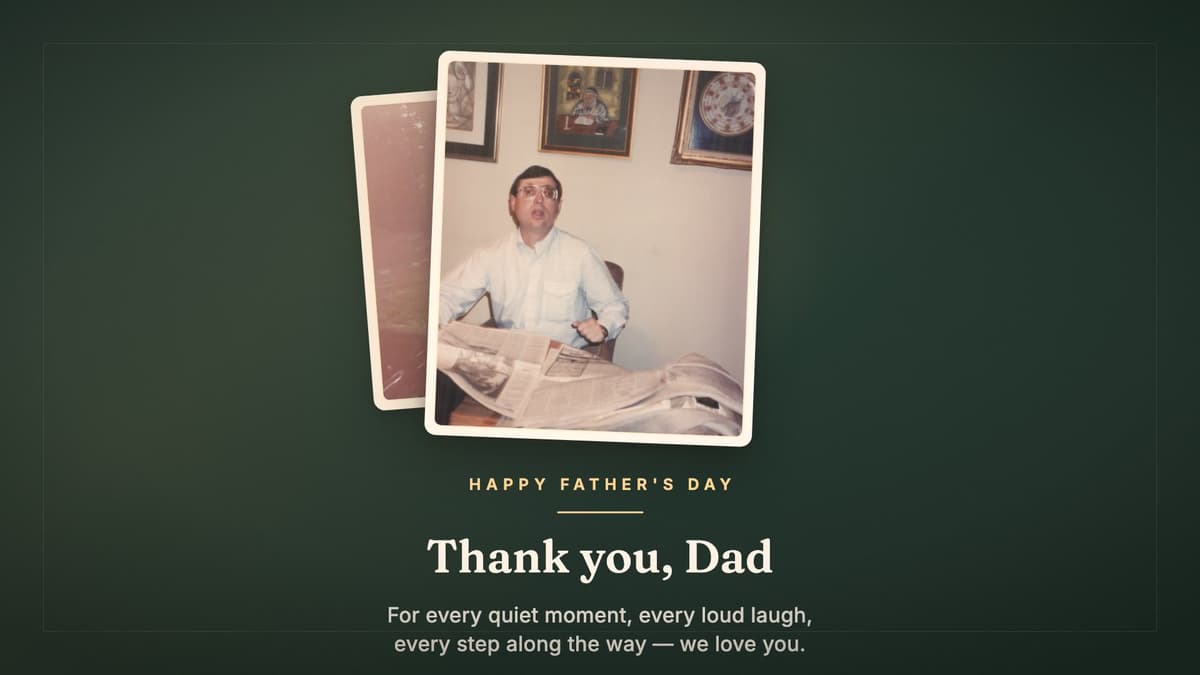 Father's Day sample film
