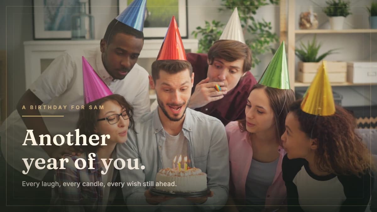 Birthday sample film