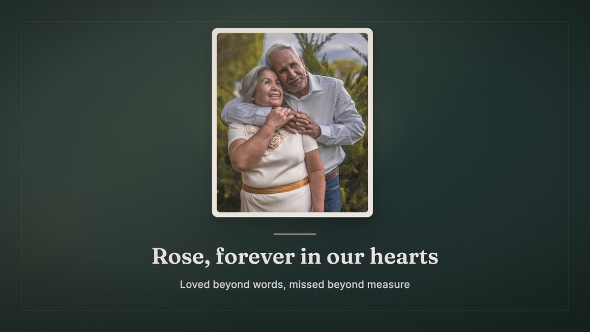 Memorial sample film